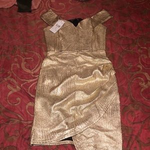 Gold dress